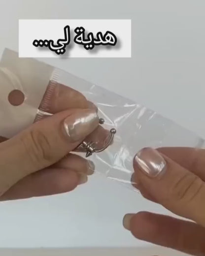 Anneau de Nez Magnétique en Acier Inoxydable - Sans Perçage!