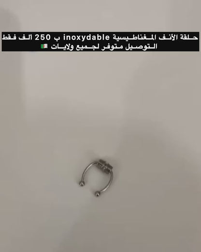 Anneau de Nez Magnétique en Acier Inoxydable - Sans Perçage!